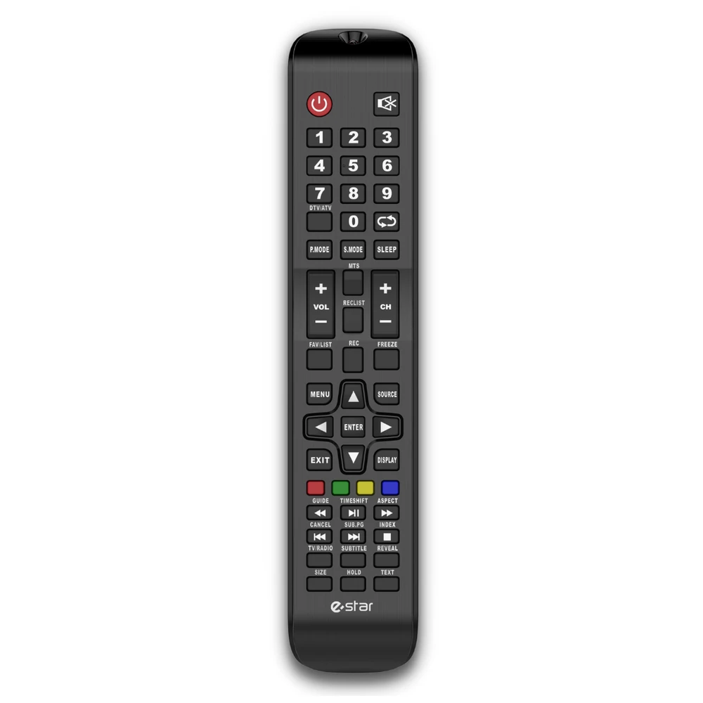 Televizorius eSTAR LED TV 24"/61 cm, LEDTV24R2T2, juodos spalvos