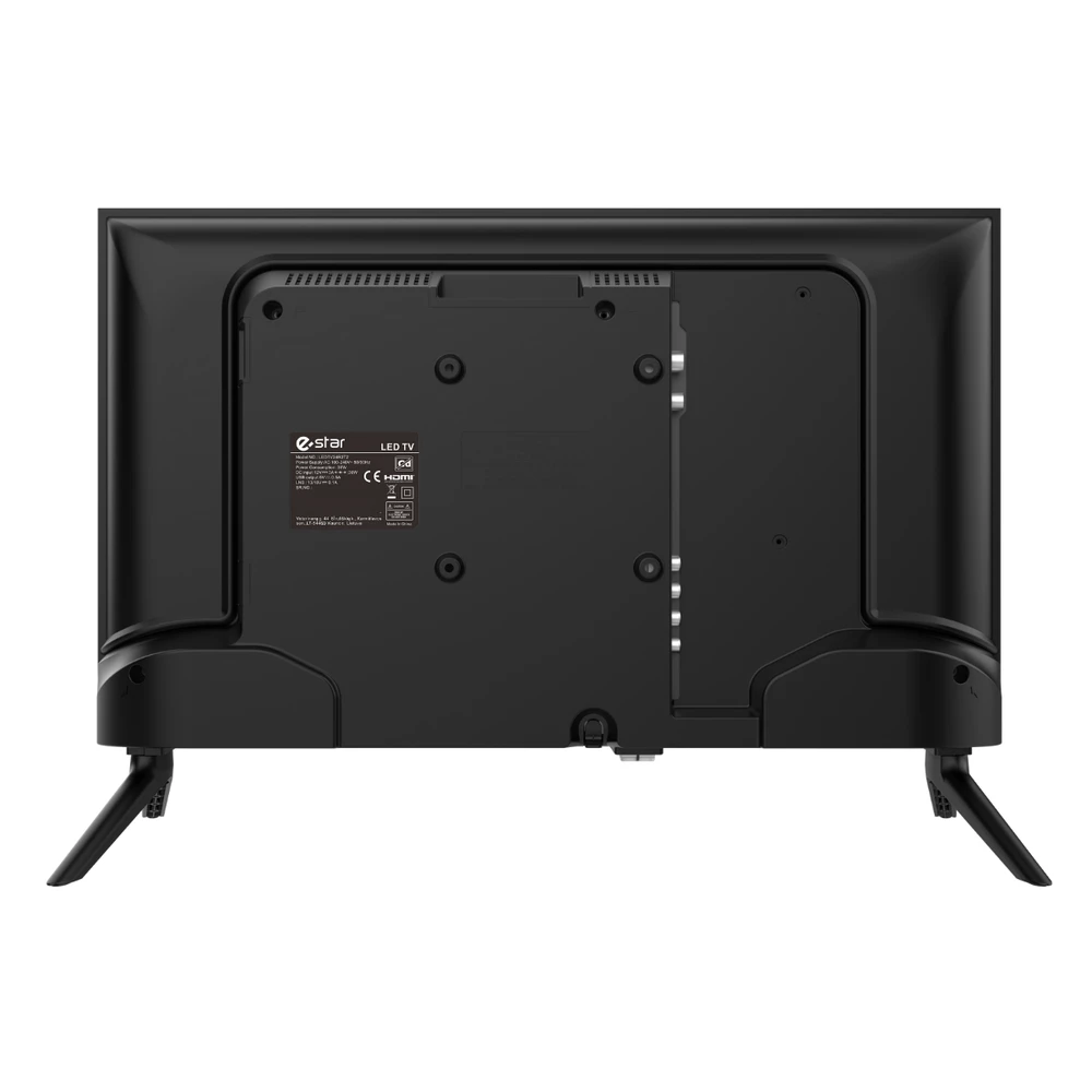 Televizorius eSTAR LED TV 24"/61 cm, LEDTV24R2T2, juodos spalvos
