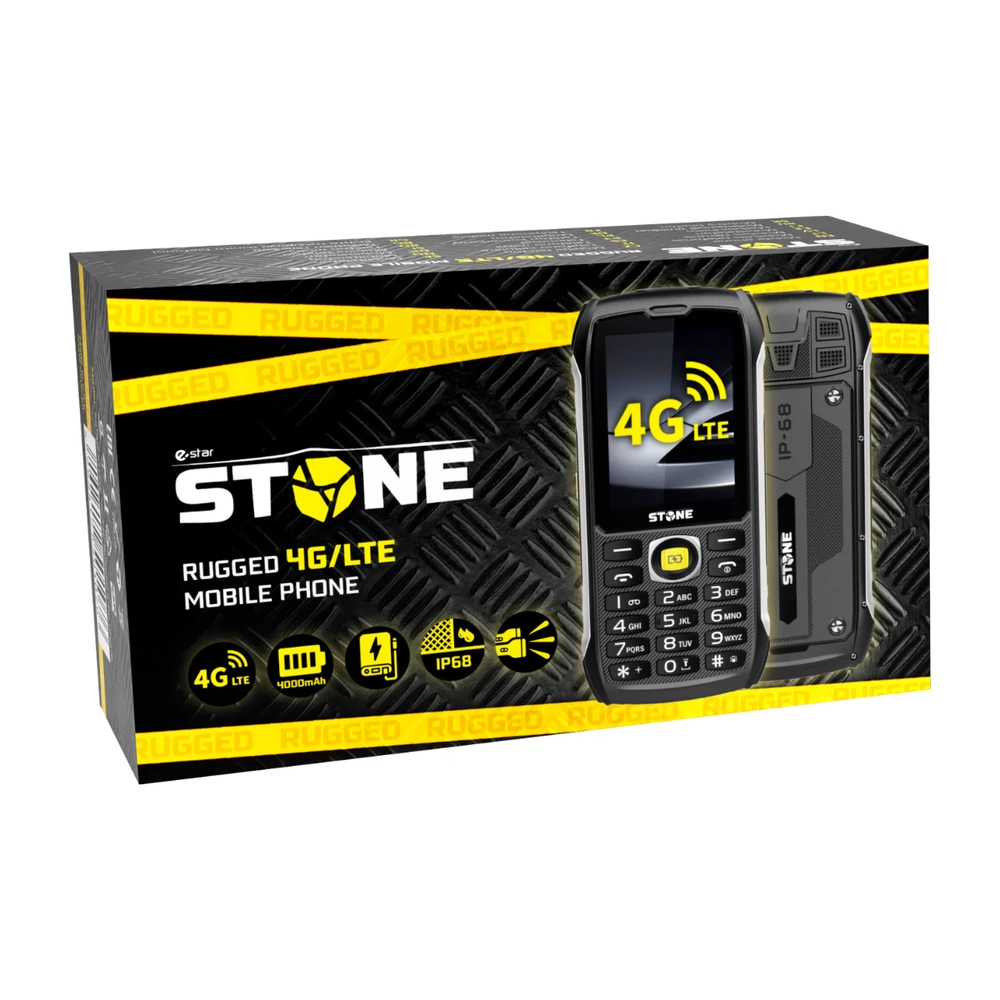 Mobilusis telefonas eStar Stone 4G Rugged 128MB Black