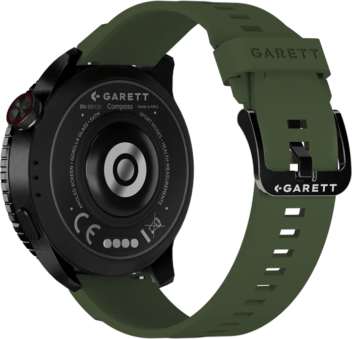 Išmanusis laikrodis Garett Compass GPS juoda