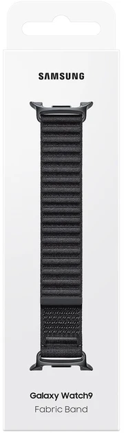 „Samsung Galaxy Watch9“ medžiaginis dirželis (M/L) Juodas