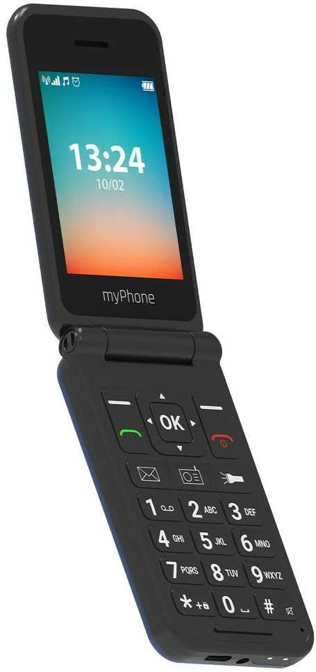 Mygtukinis telefonas MyPhone Flip LTE 128MB Navy Blue