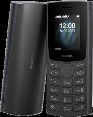 NOKIA 105 (2023) Dvi SIM kortelės TA-1557 anglis