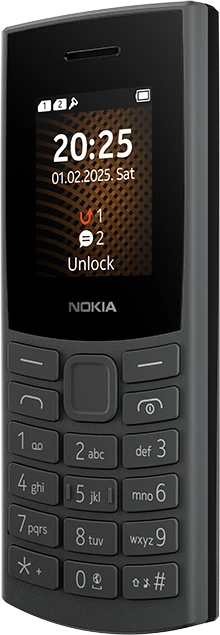 HMD NOKIA 105 (2025) Dual SIM 4G - Charcoal