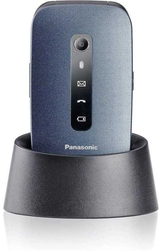 Panasonic 4G mobilusis telefonas, mėlynos spalvos (KX-TU550EXC)