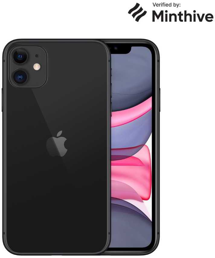 Pre-owned atnaujintas B klasės Apple iPhone 11 64GB Juodas