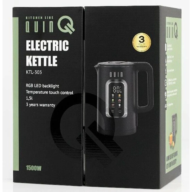 QUIN Electric Virdulys KTL-303 Juodas