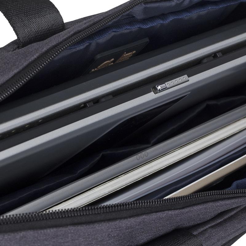 RIVACASE 7730 Nešiojamas kompiuteris Pečių krepšys 15.6"/6 Juodas