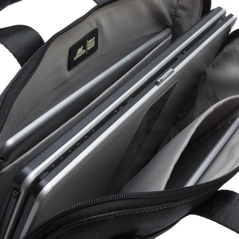 RIVACASE 8930 (PU) Slim Nešiojamo kompiuterio Krepšys 15,6" / 6 Juodas