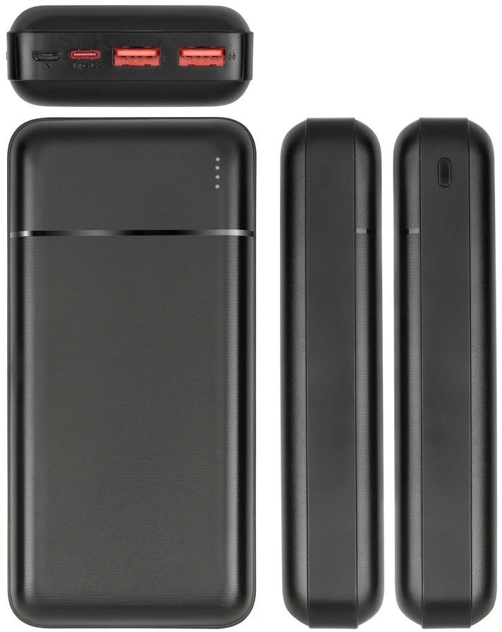 RIVACASE Power Bank 20000 mAh QC/PD 22.5W Juodas