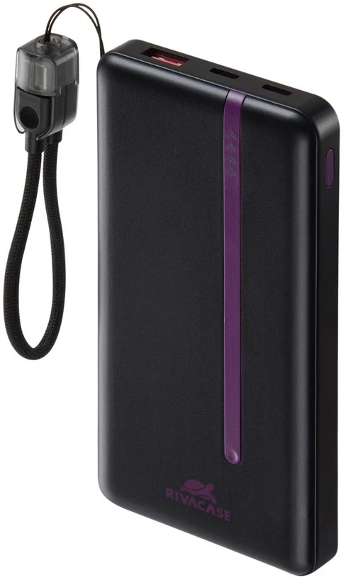 RIVACASE VA2311 Power Bank 10000 mAh QC/PD 22.5W Juodas