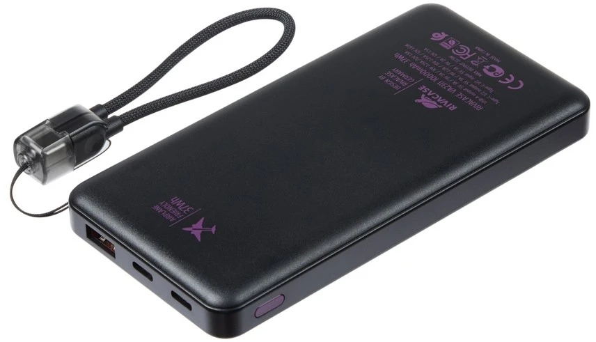 RIVACASE VA2311 Power Bank 10000 mAh QC/PD 22.5W Juodas