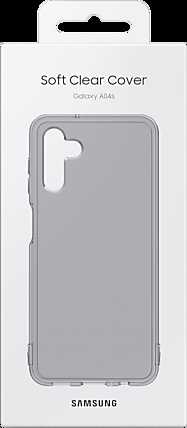 Dėklas Samsung Galaxy A04s Soft Clear Cover Juodas
