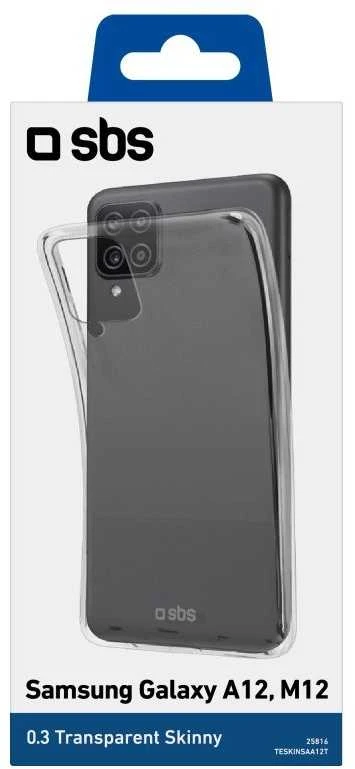 Dėklas „Samsung Galaxy A12 Skinny“ dangtelis su permatomu SBS