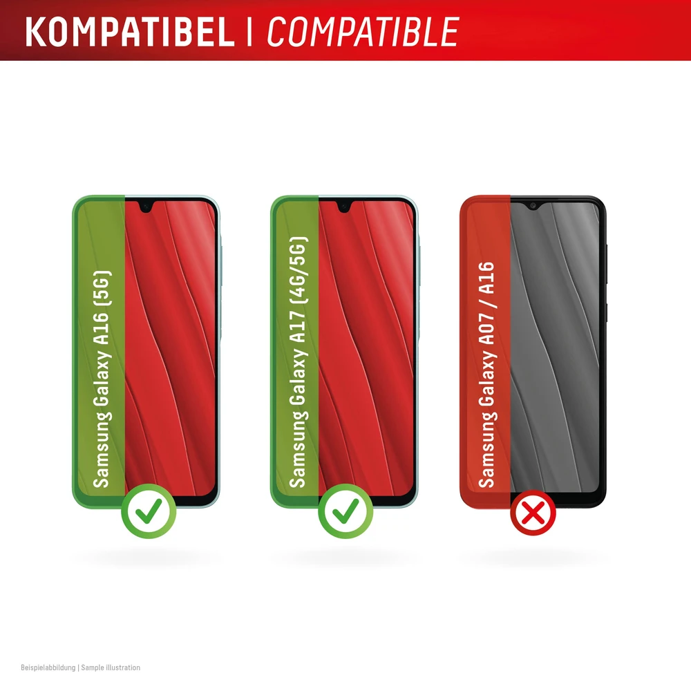 „Samsung Galaxy A16 5G/A17 4G/A17 5G/A18“ tikro ekrano stiklas, pagamintas permatomo „Displex“