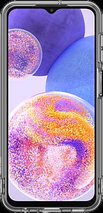 Dėklas Samsung Galaxy A23 5G Soft Clear Cover Juodas