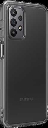 Dėklas Samsung Galaxy A23 5G Soft Clear Cover Juodas