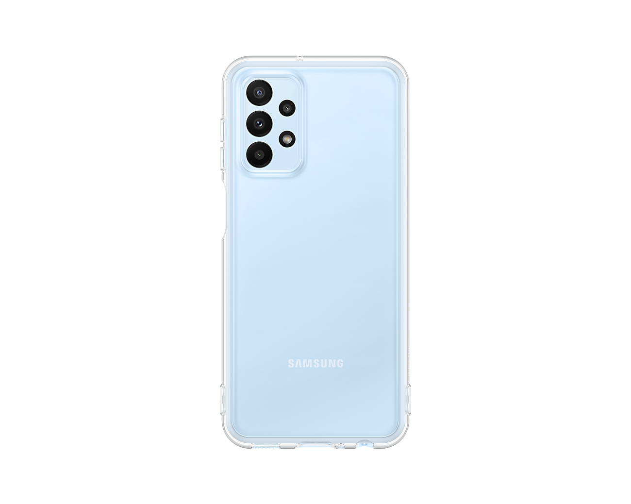 Dėklas „Samsung Galaxy A23 5G“ minkštas skaidrus dangtelis, skaidrus