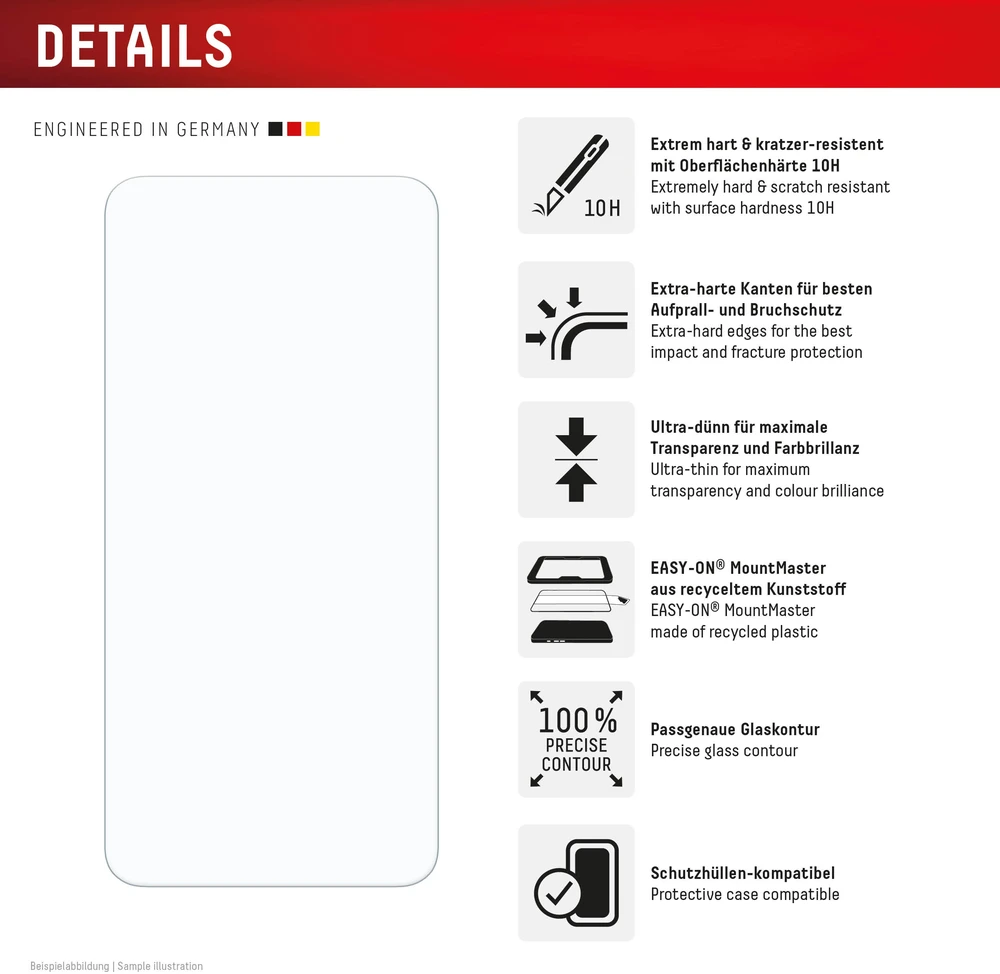 Samsung Galaxy A27 5G Real Screen Glass By Displex Transparent