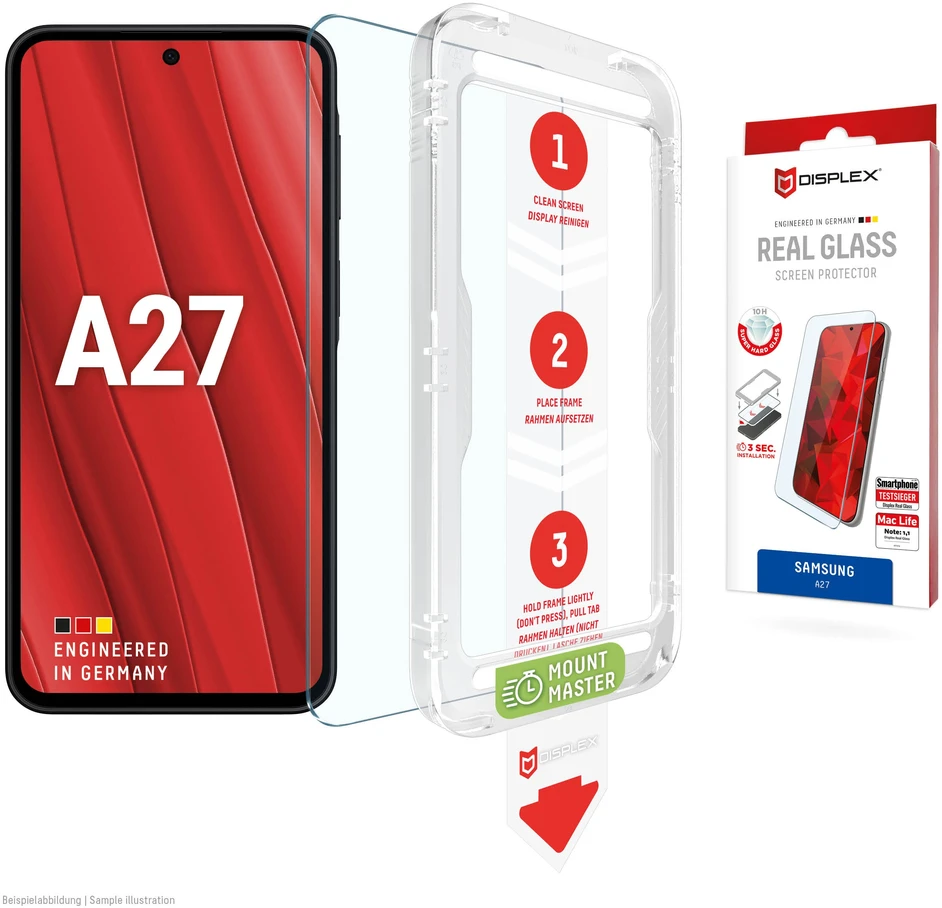 Samsung Galaxy A27 5G Real Screen Glass By Displex Transparent