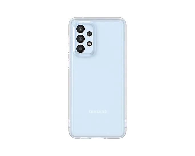 Dėklas QA336TTE minkštas skaidrus dangtelis, skirtas Samsung Galaxy A33 (5G) skaidrus (skaidrus)