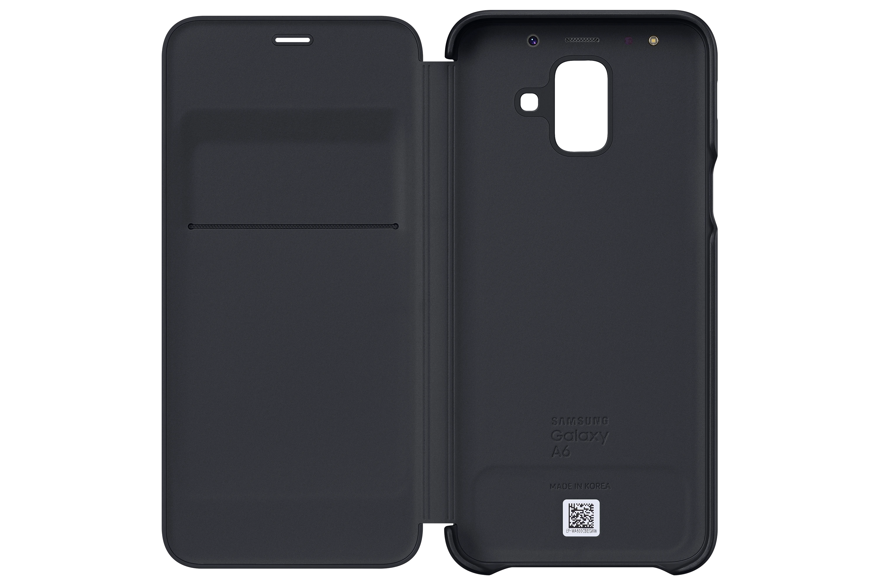 Samsung Galaxy A6 (2018) dėklas - piniginė (Juodas) WA600CBE