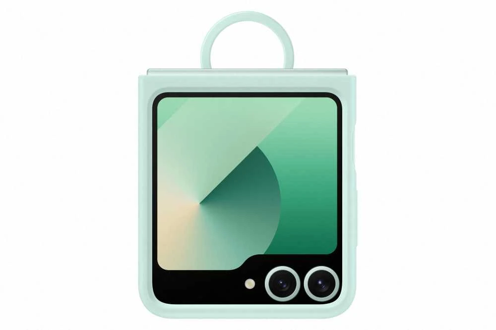 Samsung Galaxy Flip6 Silikoninis dėklas with Ring Mint