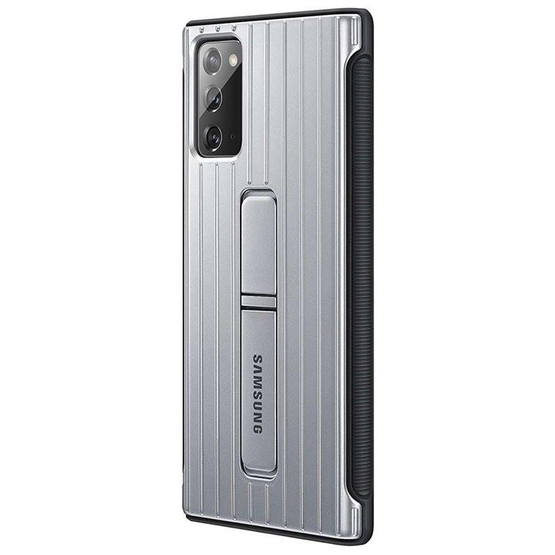 Apsauginis stacionarus dėklas, skirtas „Samsung Galaxy Note 20/Note 20 5G“ (sidabrinis)