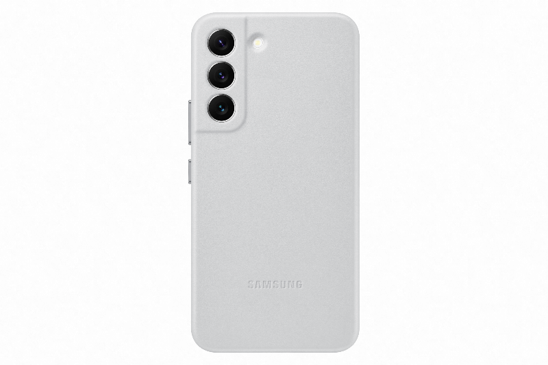 Dėklas VS906LJE odinis dangtelis, skirtas Samsung Galaxy S22 Plus šviesiai pilkas (šviesiai pilkas)