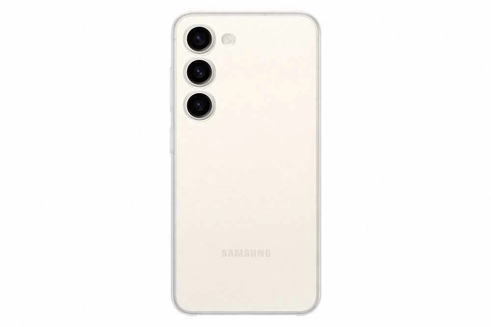 Dėklas „Samsung Galaxy S23“ skaidrus dangtelis, skaidrus