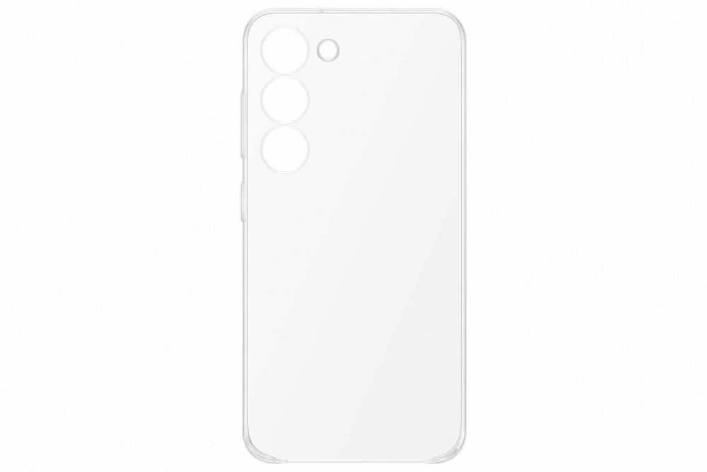 Dėklas „Samsung Galaxy S23“ skaidrus dangtelis, skaidrus