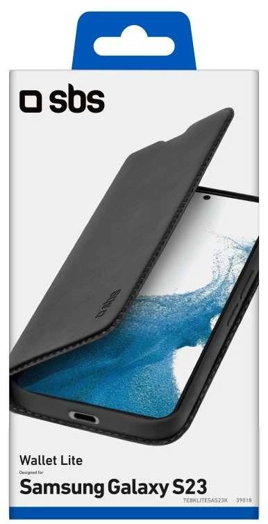 Dėklas Samsung Galaxy S23 Wallet Lite Case By SBS Juodas