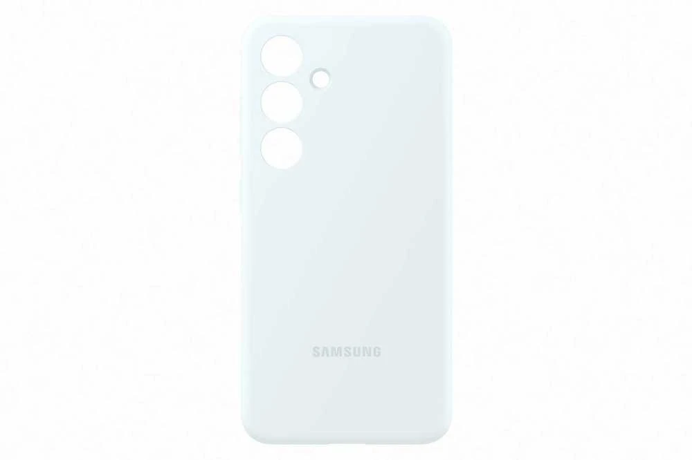 Dėklas Samsung Galaxy S24 silikoninis dangtelis Baltas