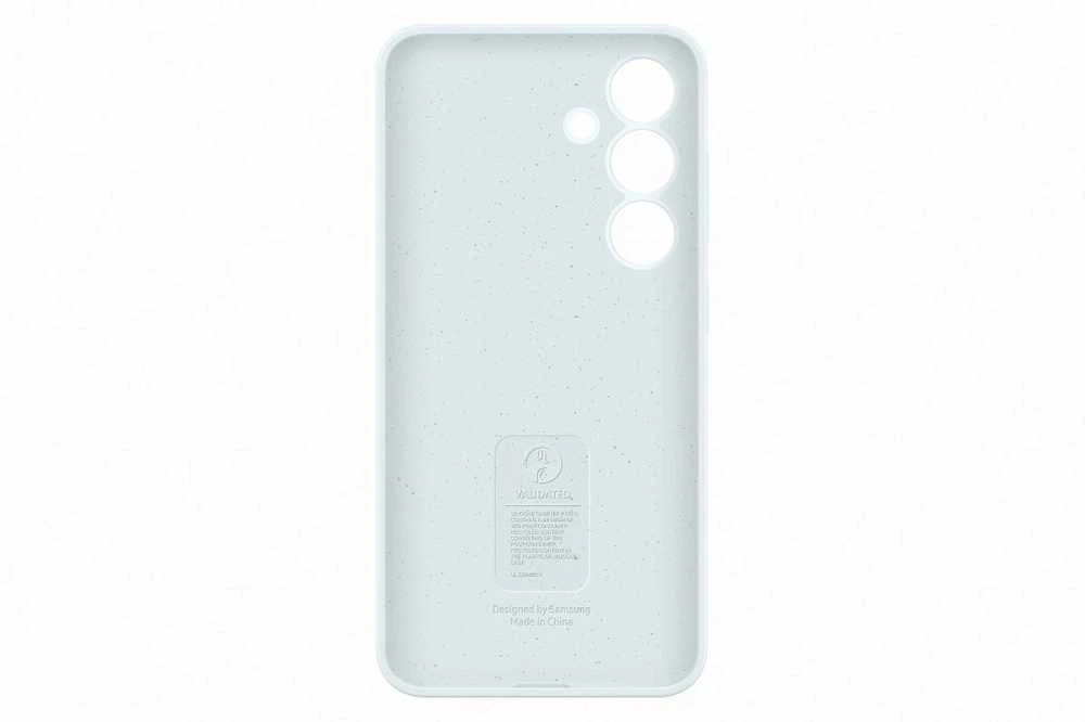 Dėklas Samsung Galaxy S24 silikoninis dangtelis Baltas
