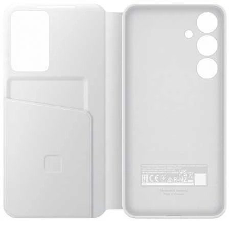 Samsung Galaxy S24+ Smart View piniginės dėklas Baltas