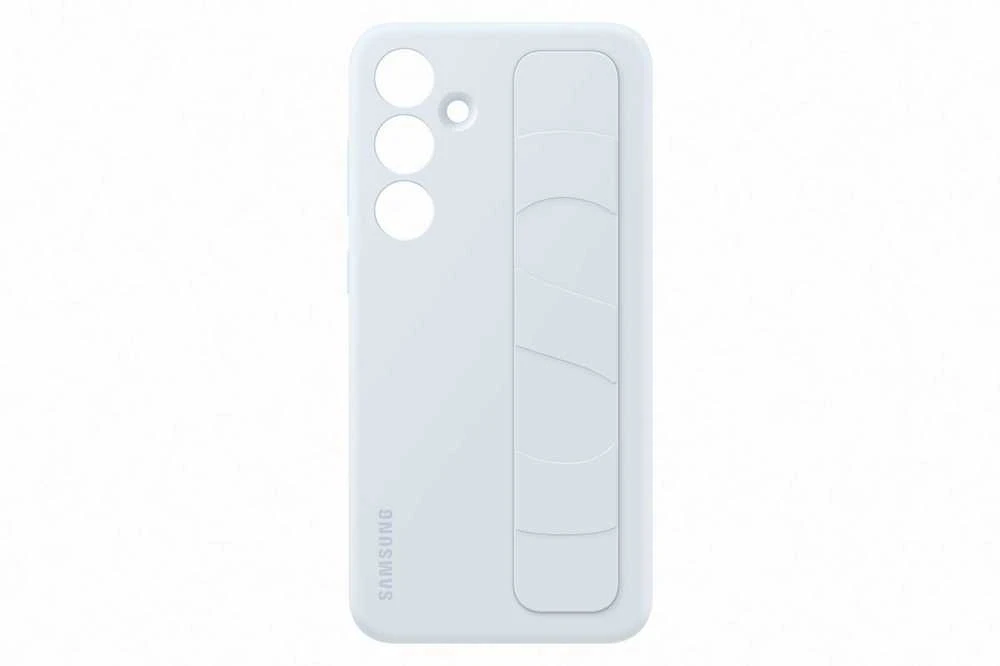 Dėklas Samsung Galaxy S24+ Standing Grip Cover Light Mėlyna