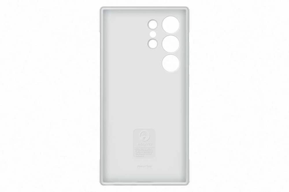 Dėklas „Samsung Galaxy S24 Ultra Shield“ dangtelis šviesiai pilkas