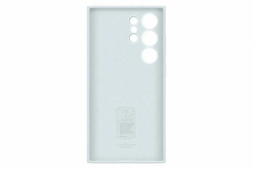 Dėklas Samsung Galaxy S24 Ultra silikoninis dangtelis Baltas
