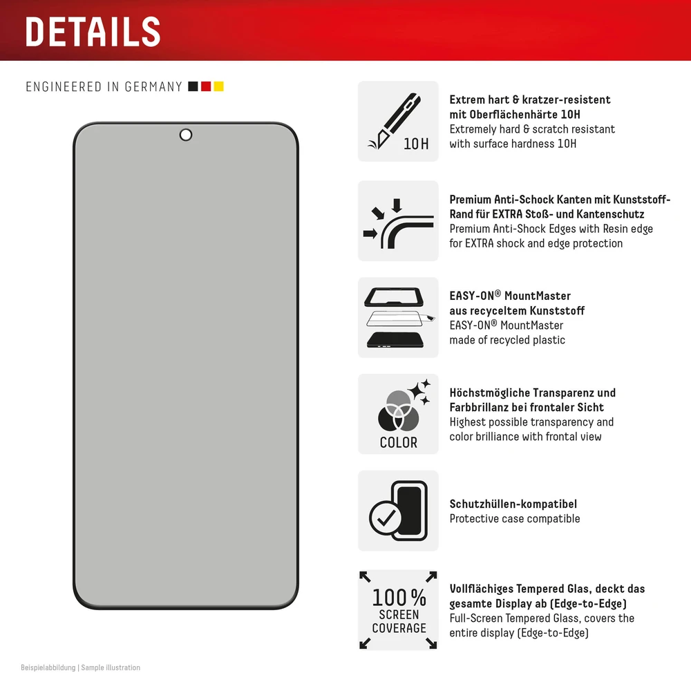 Atminties kortelė Samsung Galaxy S26 FE Privacy Glass By Displex Transparent