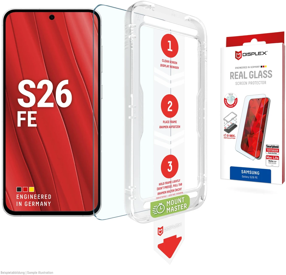 Atminties kortelė Samsung Galaxy S26 FE Real Glass By Displex Transparent