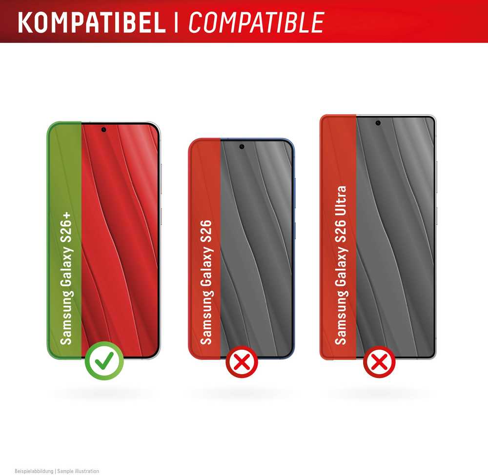 „Samsung Galaxy S26+ Premium“ ekrano stiklas MM, pagamintas iš „Displex“ skaidraus stiklo