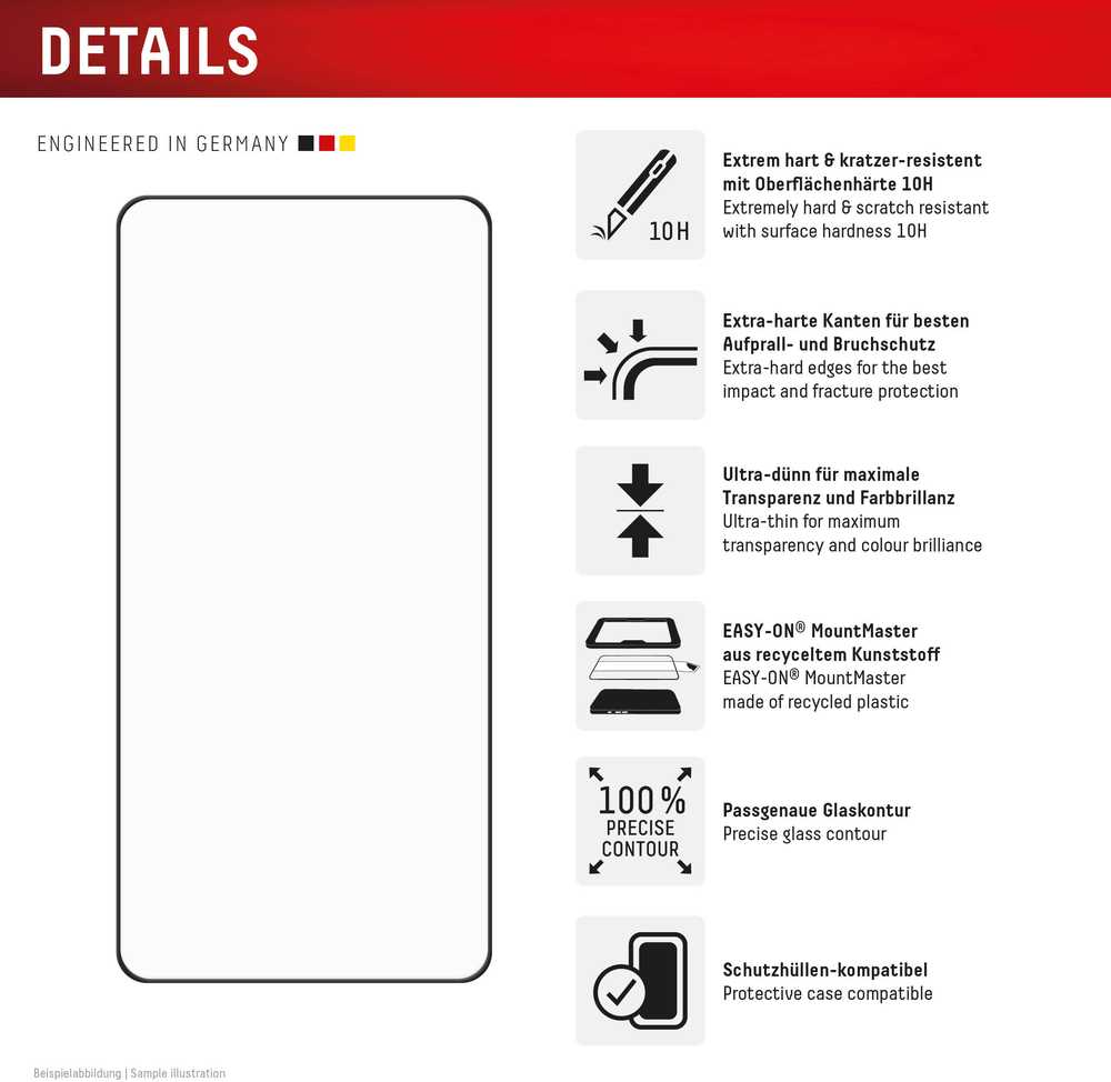 „Samsung Galaxy S26+ Premium“ ekrano stiklas MM, pagamintas iš „Displex“ skaidraus stiklo