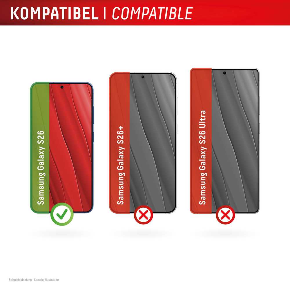„Samsung Galaxy S26“ privatumo ekrano stiklas MM, pagamintas „Displex“, skaidrus