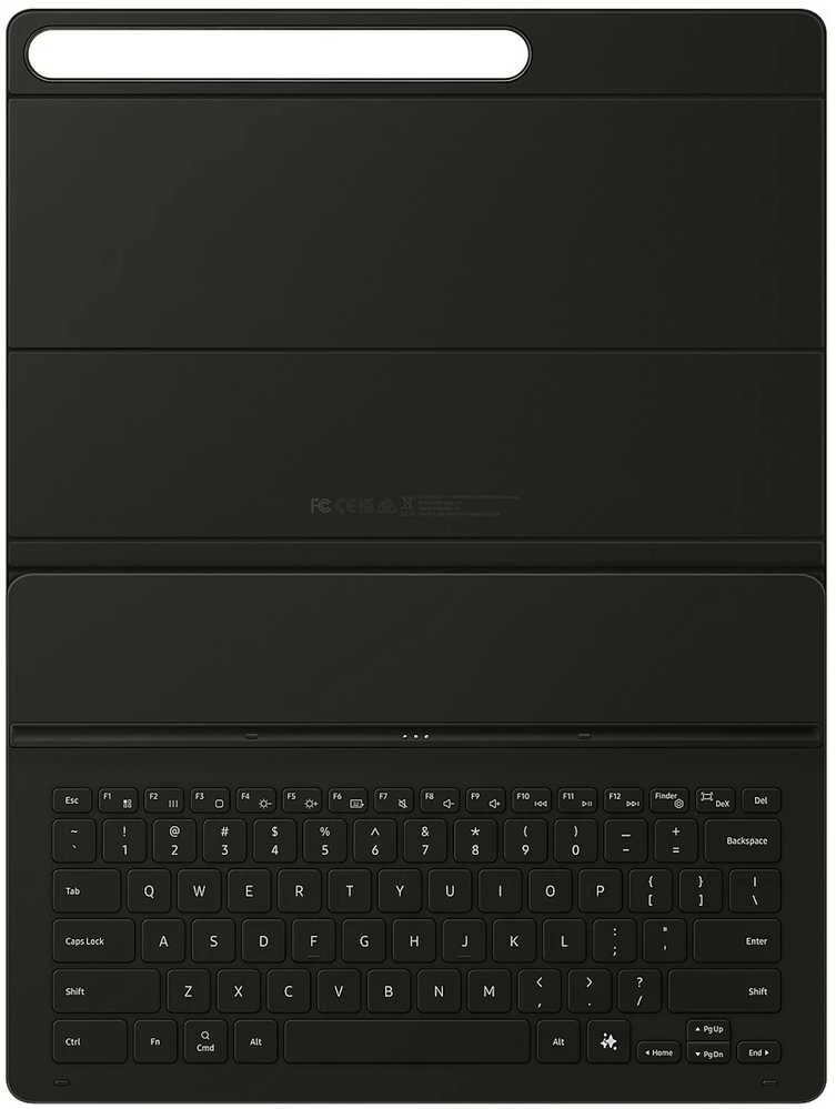 Samsung Galaxy Tab S10 FE+ Book Cover Keyboard Slim AI Key Juodas