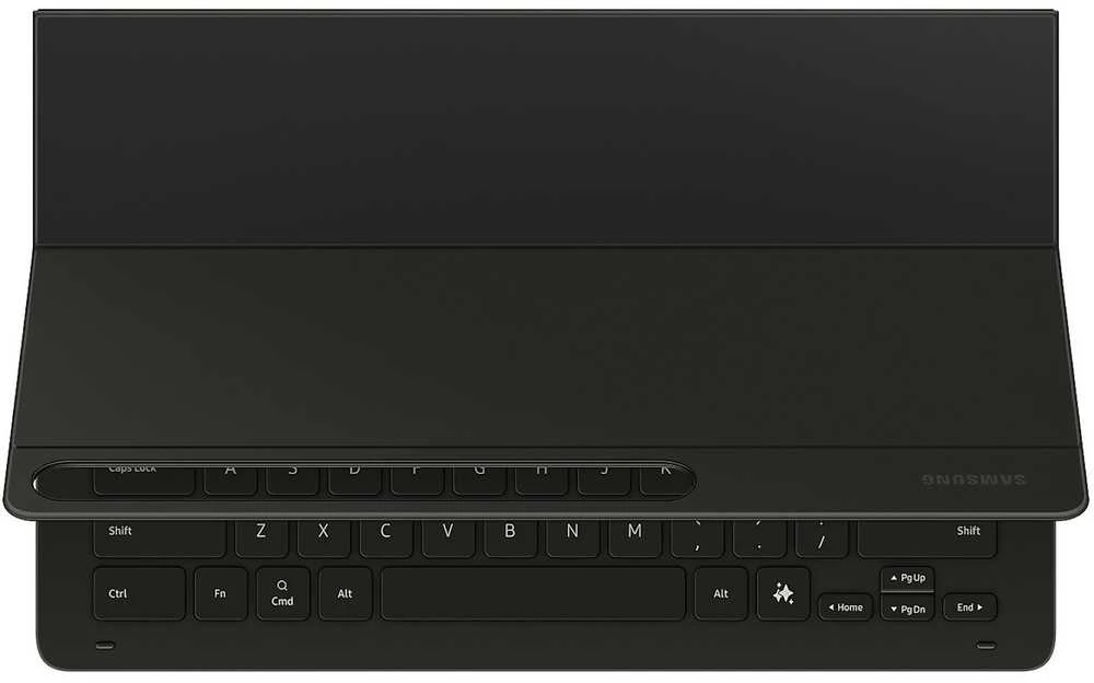Samsung Galaxy Tab S10 FE+ Book Cover Keyboard Slim AI Key Juodas