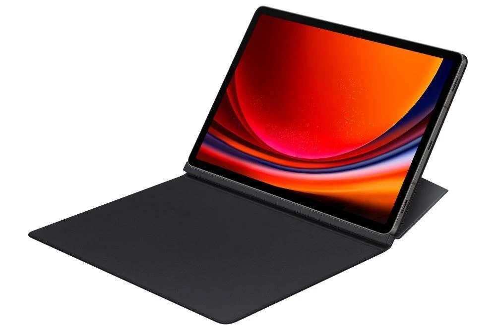 Samsung Galaxy Tab S9/S9 FE Smart Book Cover Juodas