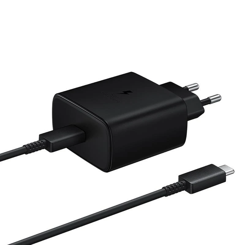 Samsung TA845XBE Travel Greitas įkroviklis Type-C į Type-C, 45W, 1m (Juodas)