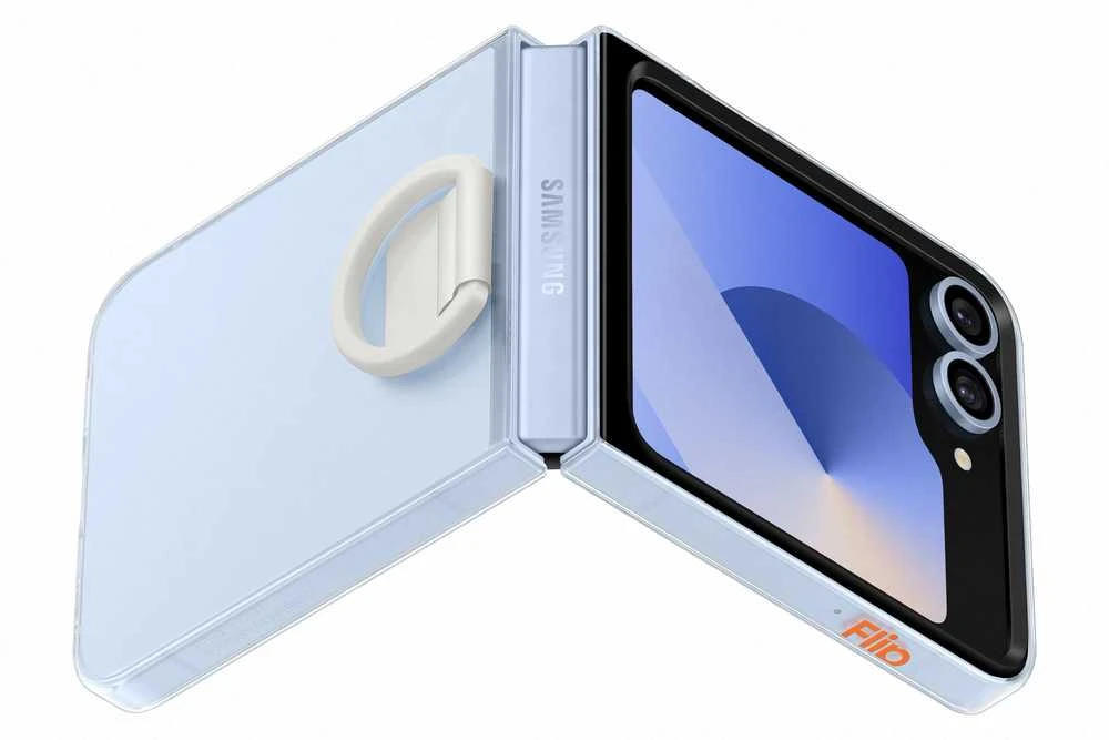 Samsung Galaxy Flip6/Flip7 FE skaidrus dėklas permatomas