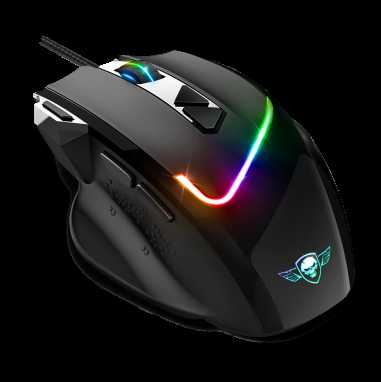 Spirit Of Gamer Pro Series Pelė žaidimams PRO-M3 RGB + Pelė kilimėlis Juodas