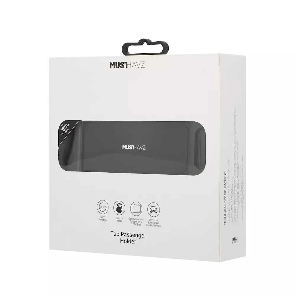 Tab Passenger Holder for Tablets iki 12.9", by Musthavz Juodas